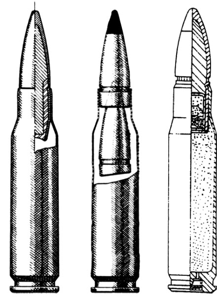 Рисунок пули карандашом